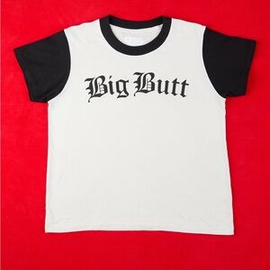 Big Bud Press Black and White Vintage Tee “Big Butt”